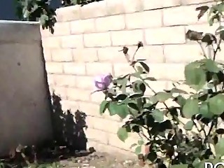 Teen plays with a cock