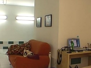 Striptease and lapdance by cute 18yo czech student
