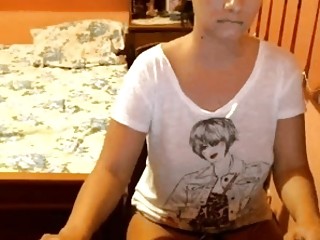 Sexy webcam Macedonian girl dancing naked at home