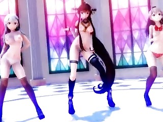 Naked 3D sluts are dancing for you 