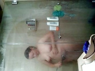 Voyeur films a pretty mature taking a shower