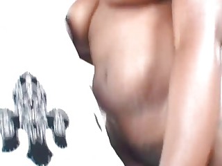 Ebony babe got a bbc in her anus