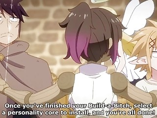 Hentai girls get horny and play with dolls in cartoons